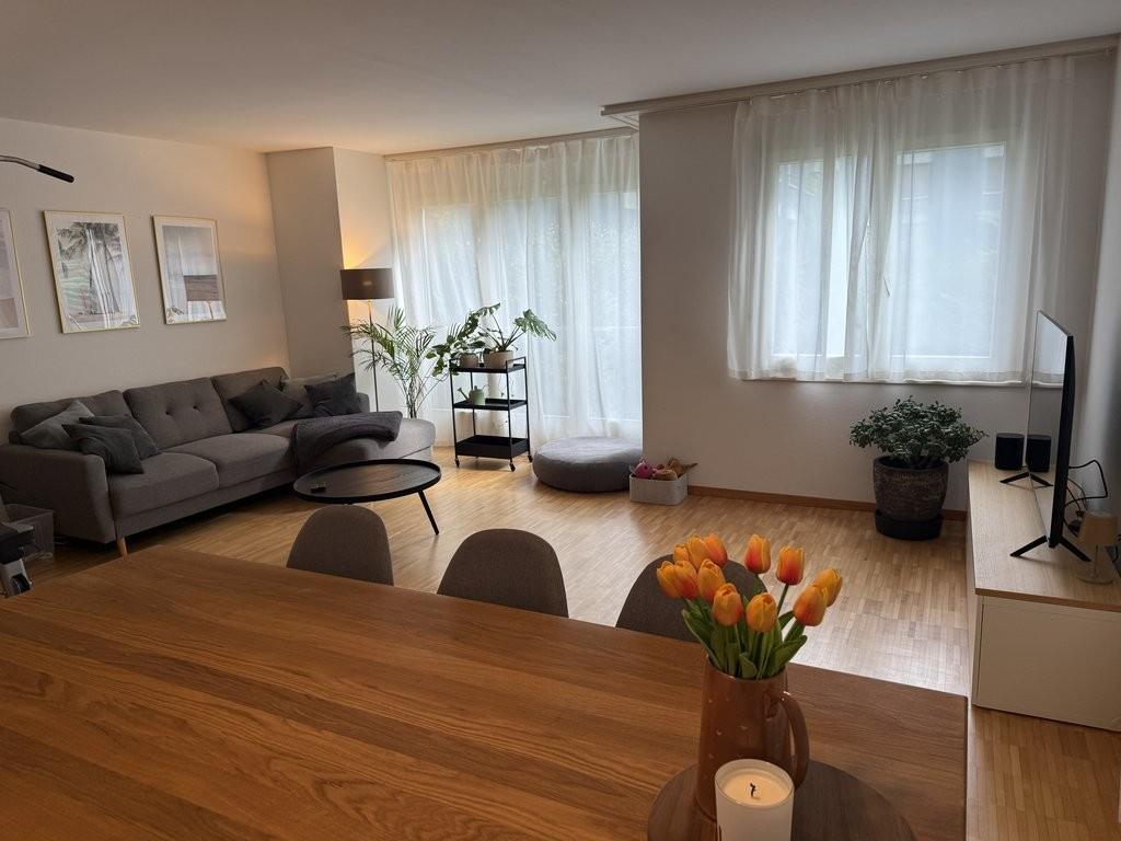 Bild 3.5 Zimmer-Maisonettewohnung mit Garten zu vermieten