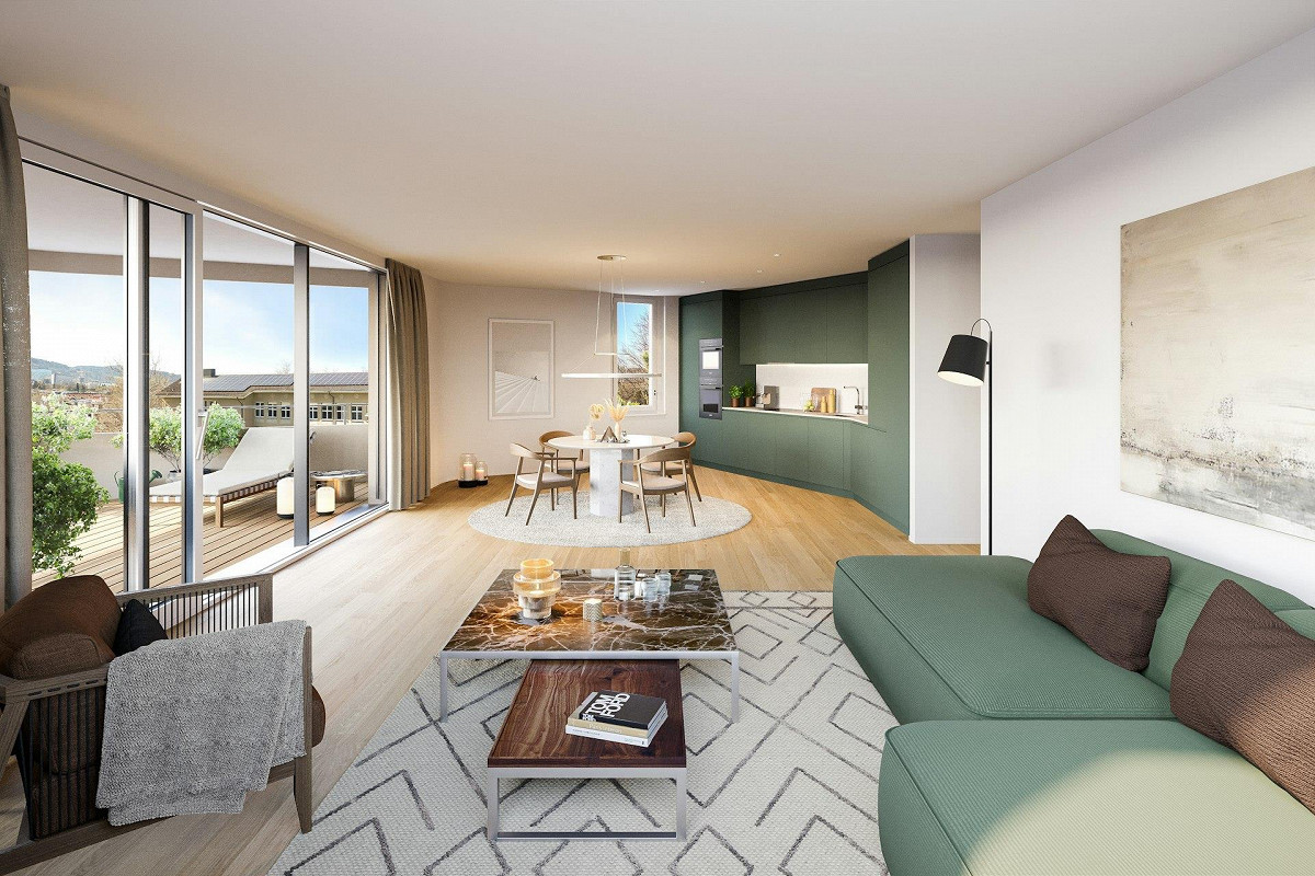 Bild Neubau-Erstvermietung - Stilvolles Wohnen in Zürich Binz